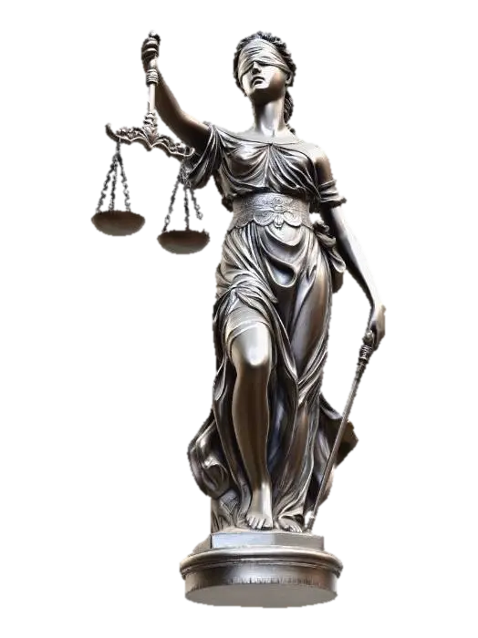 lady justice - Of 3D model, vytvořený pomocí AI