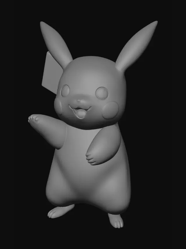 3D model for pikachu
