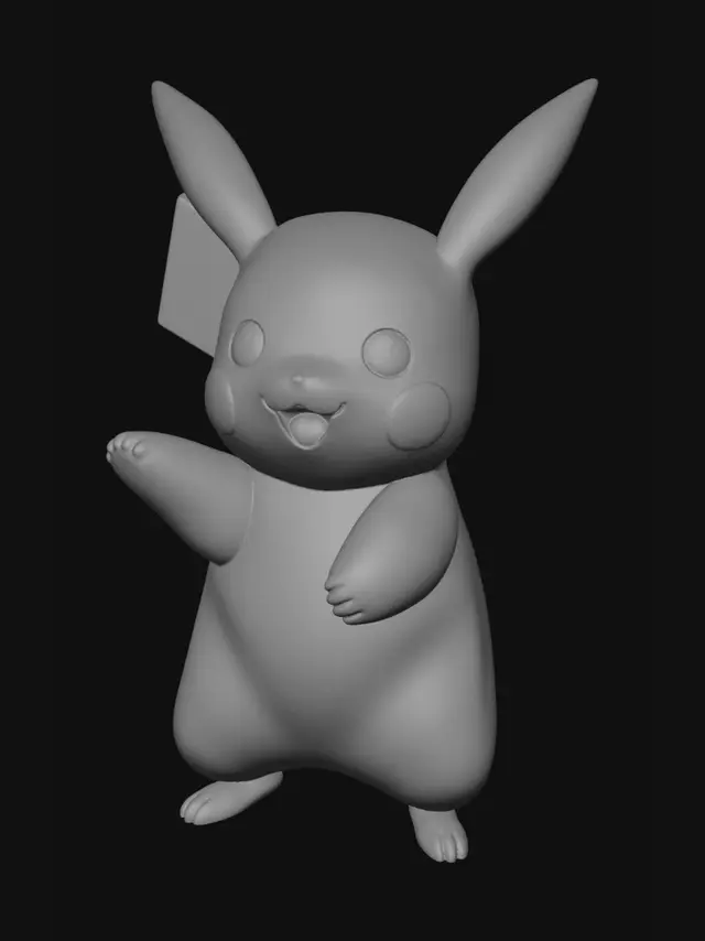 3D model for pikachu