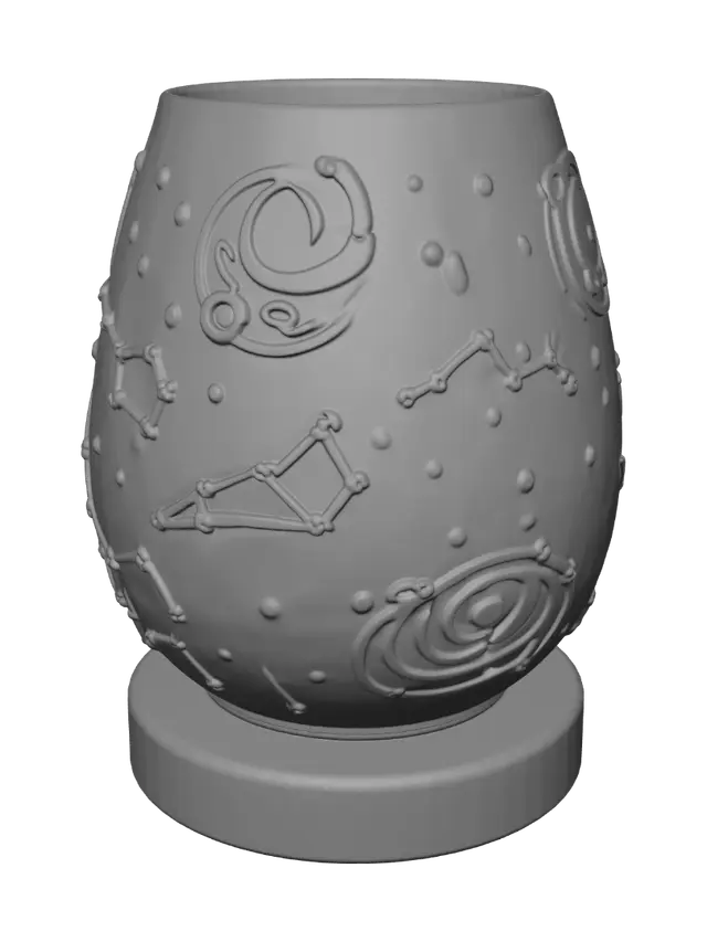 3D model for peu tu me faire la nébuleuse en lamp avec des desin en relief