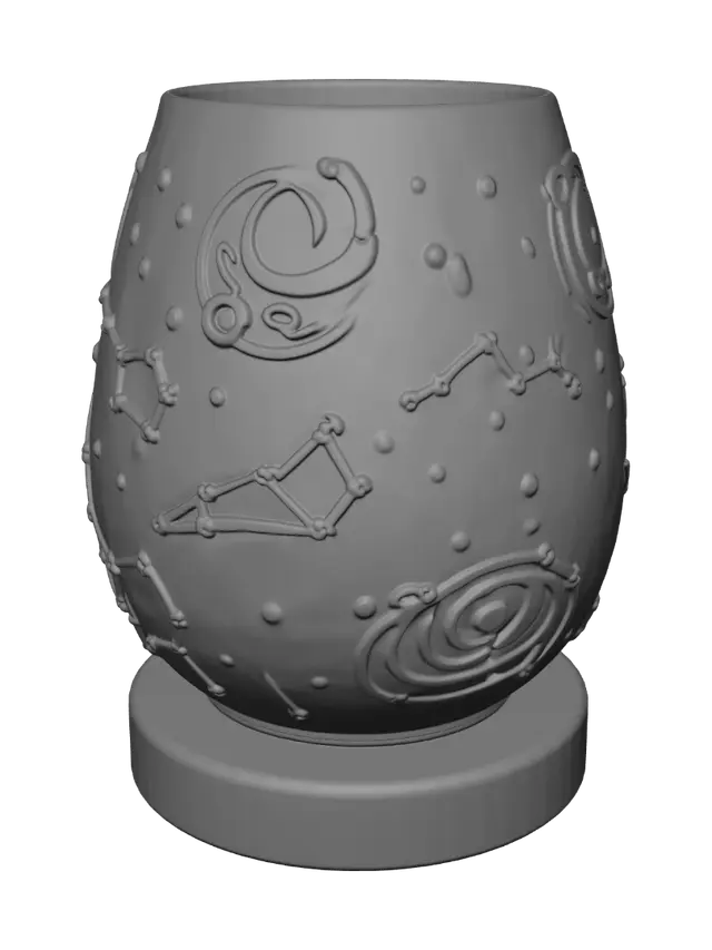 3D model for peu tu me faire la nébuleuse en lamp avec des desin en relief