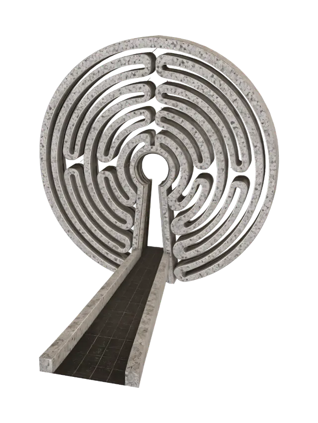 3D model for Concentric Labyrinth