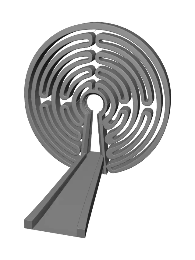 3D model for Concentric Labyrinth
