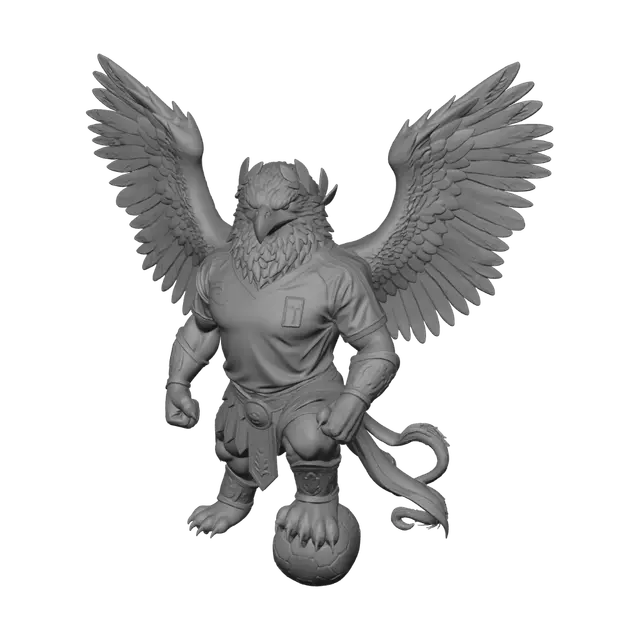 3D model for Winged Guardian of Ellas