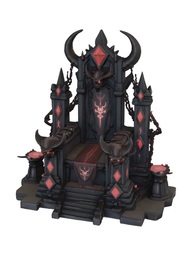 3D model for Crimson Infernal Throne