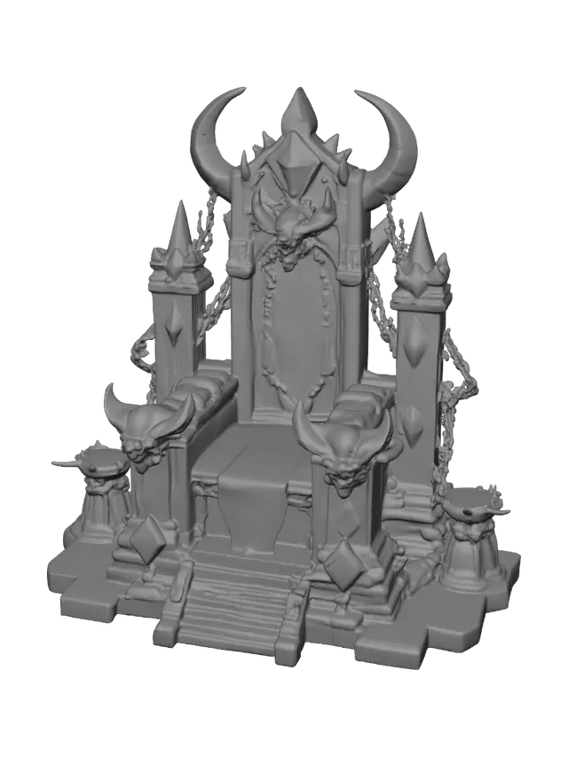 3D model for Crimson Infernal Throne