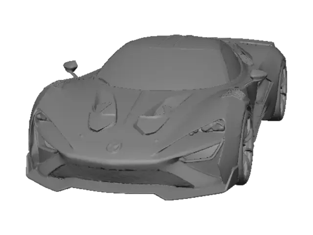 3D model for Süper araba