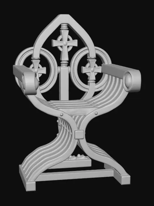 3D model for Celtic Crosses Wooden Sculpture
