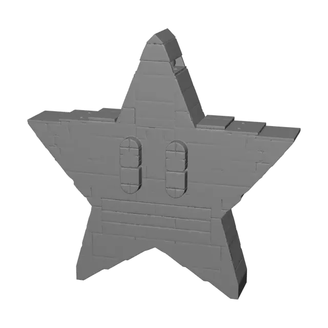 3D model for Stylized Mario Star