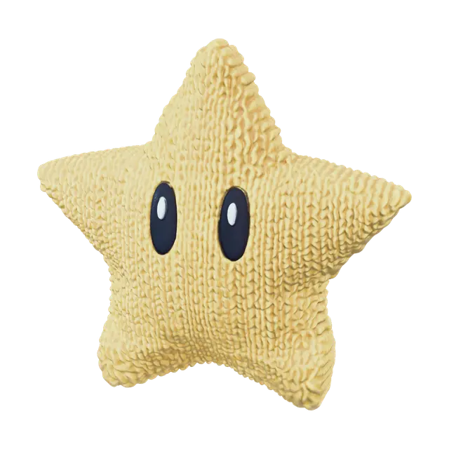 3D model for Low-Poly Mario Star
