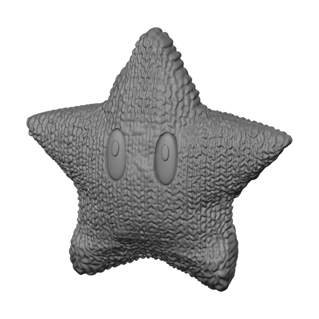 3D model for Low-Poly Mario Star