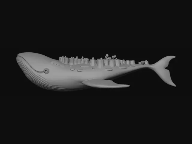 3D model for Crystal-Back Whale
