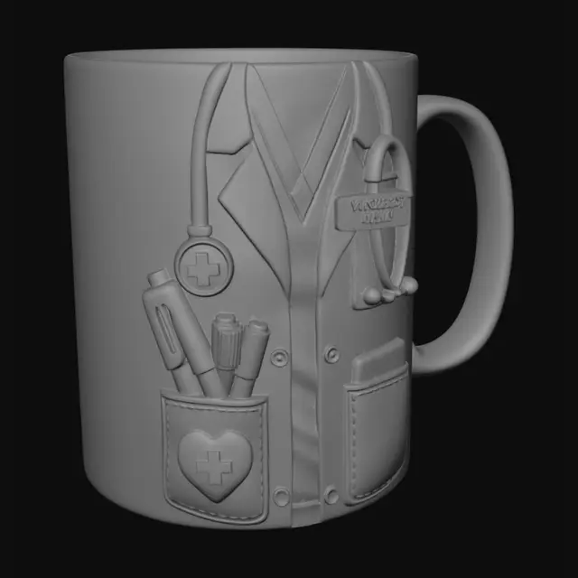 3D model for Pink Scrubs Mug