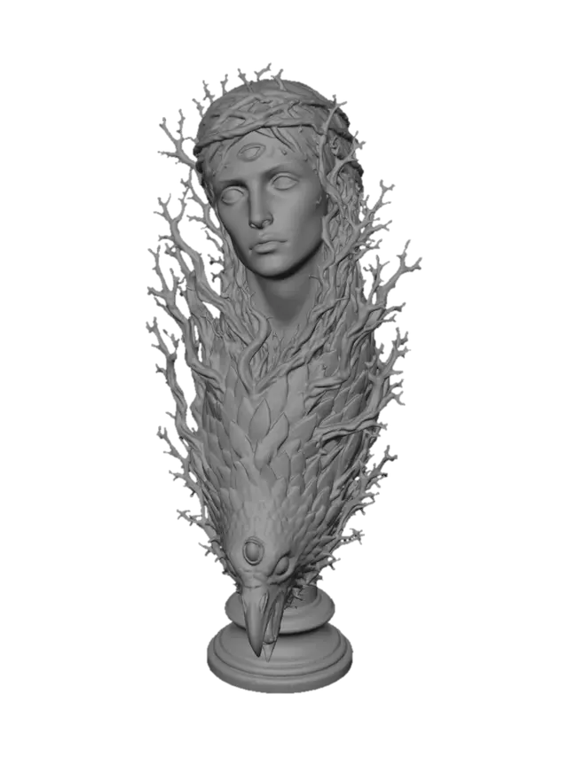 3D model for Rootbound Muse
