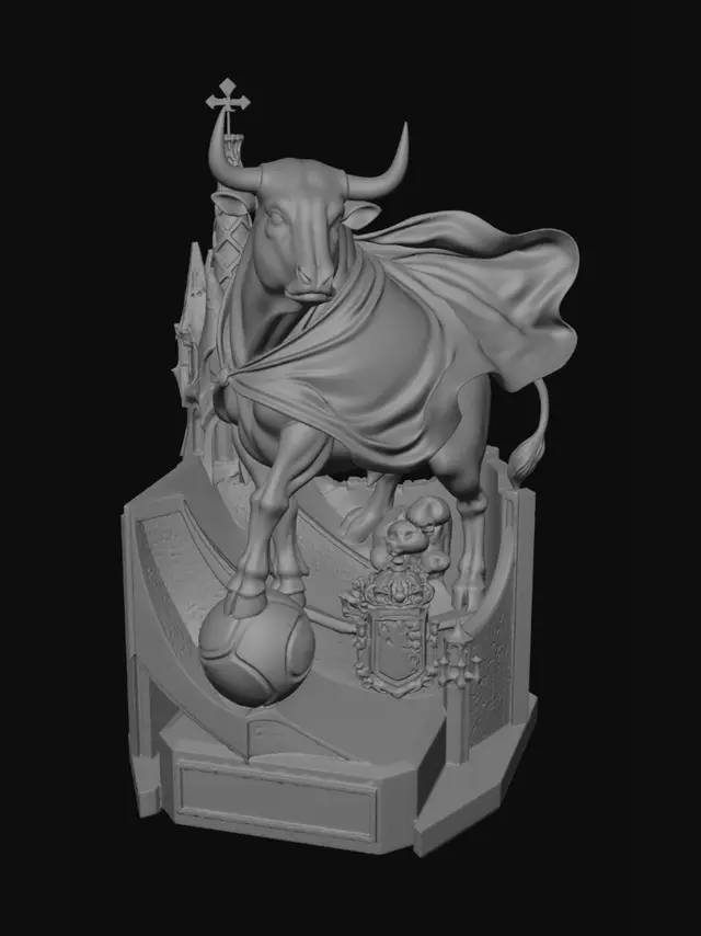 3D model for Bull of Spain