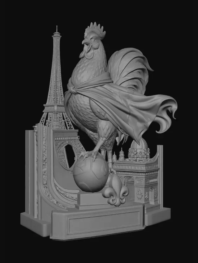 3D model for Le Coq de France