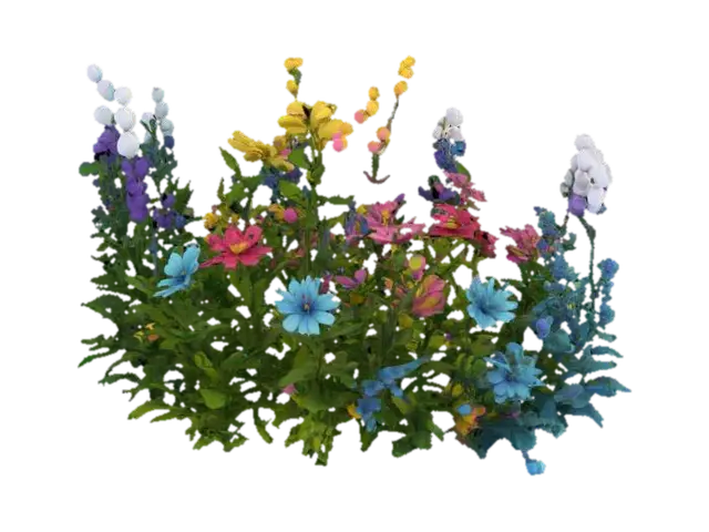 3D model for Spring Blossoms, #garden#