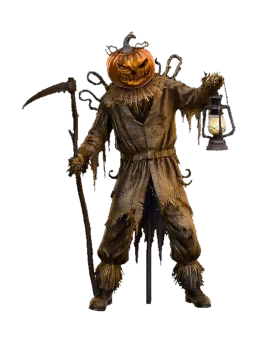 Harvest Haunt, #Halloween2025# - Decorations 3D model, vytvořený pomocí AI