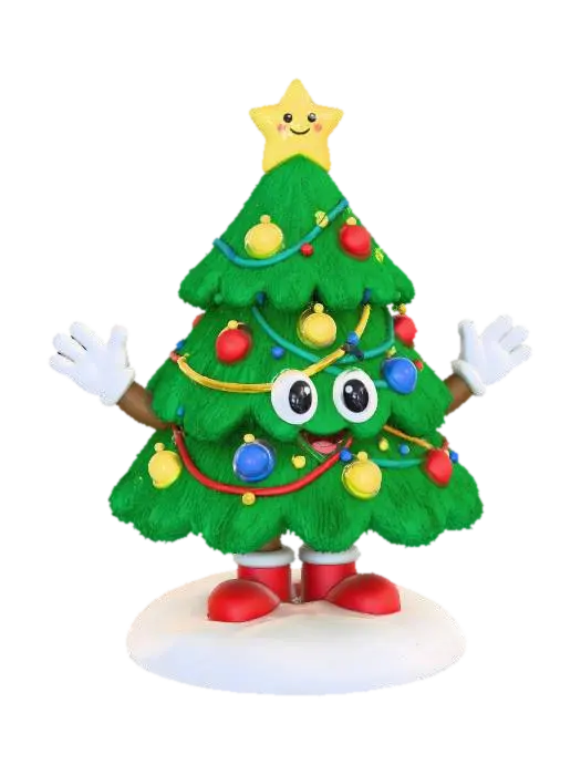 Festive Tree Buddy, #Christmas2025# - Cheerful 3D model, vytvořený pomocí AI