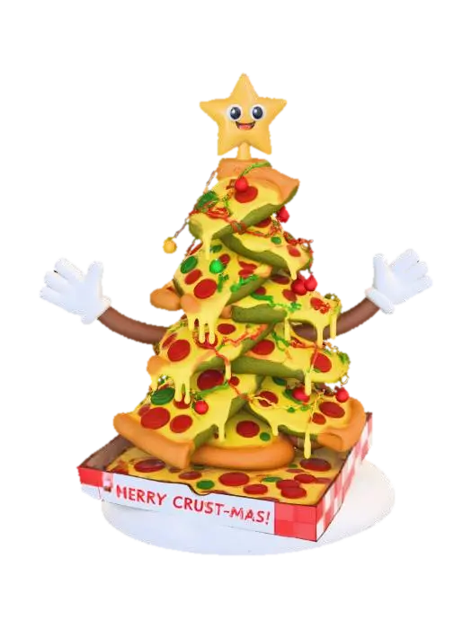 3D model for Pizza Tree Delight, #Christmas2025#