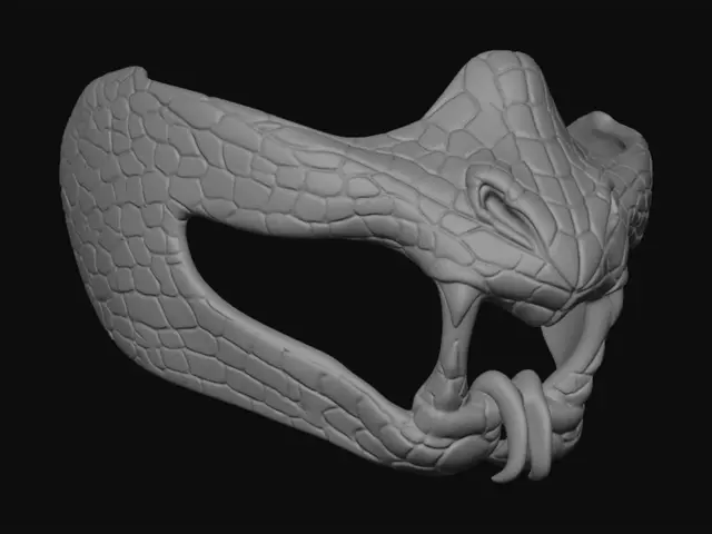 3D model for Cobra Mask: 3D Modeling and Printing