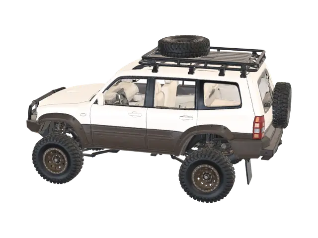 Pajero - Roofrack 3D model, vytvořený pomocí AI