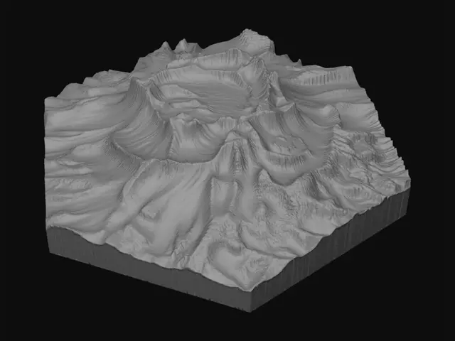 3D model for Ethereal Mountainscape
