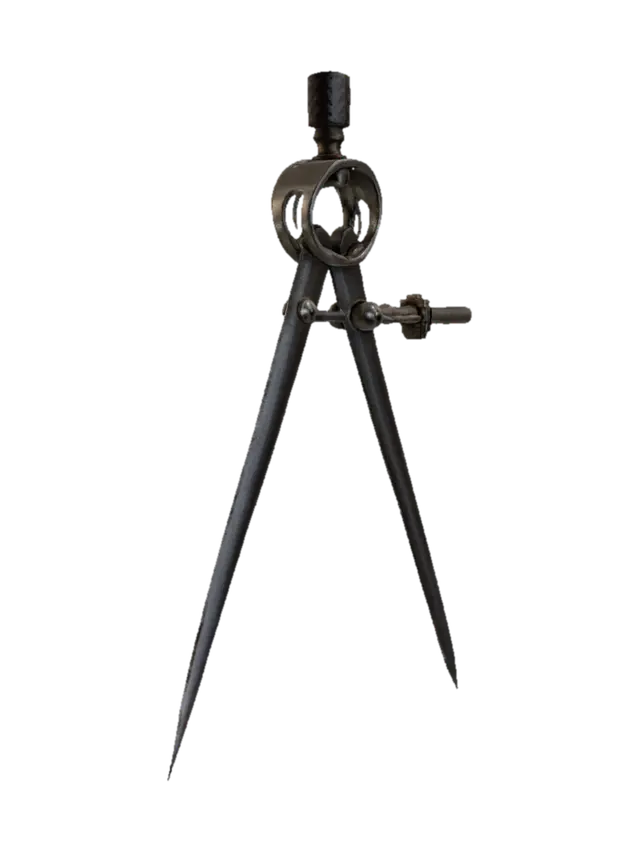 Compass Tool - Pointer 3D model, vytvořený pomocí AI