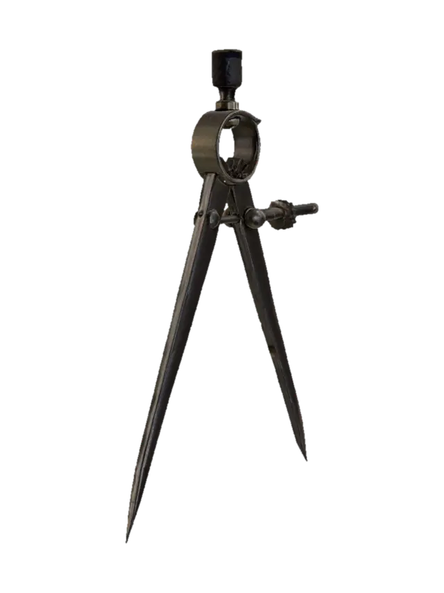 Compass Tool - Pointer 3D model, vytvořený pomocí AI