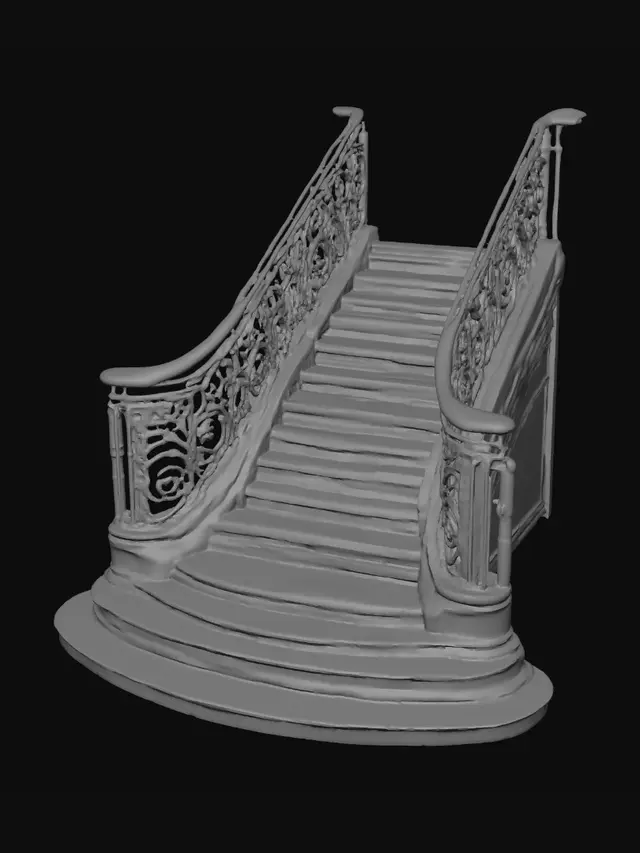 3D model for Grand Marble Staircase
