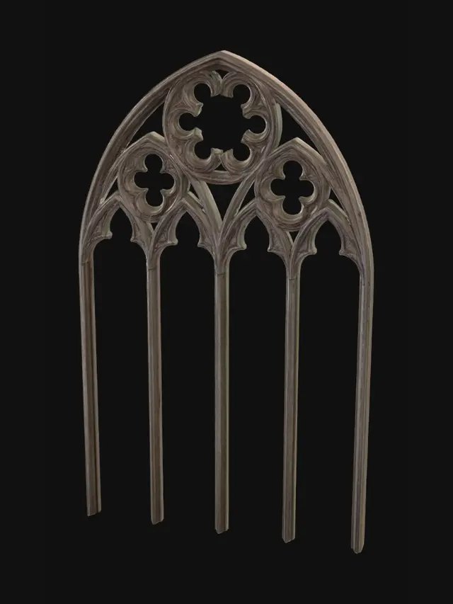 3D model for Gothic Window Design