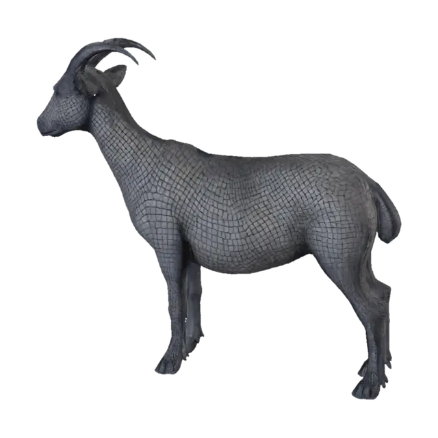 3D model for Wireframe Goat Model