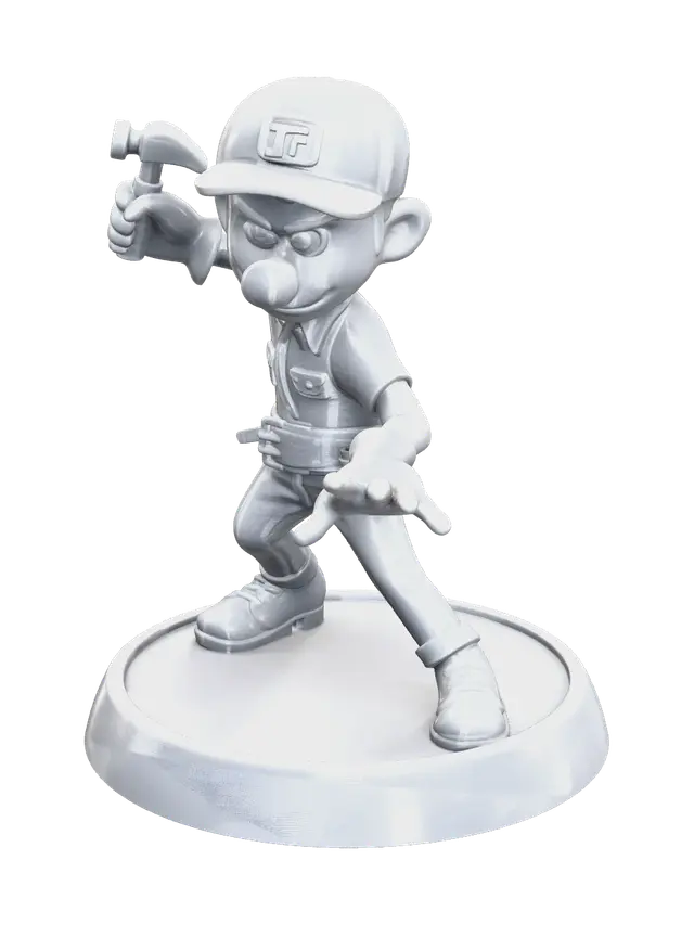 Modello 3D Ornate Characterbase, generato dall’IA