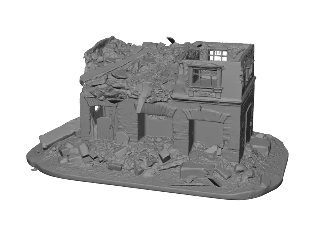 3D model for Ruined Brick House