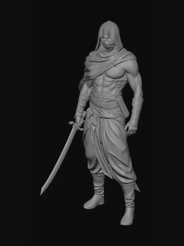 3D model for Desert Warlord