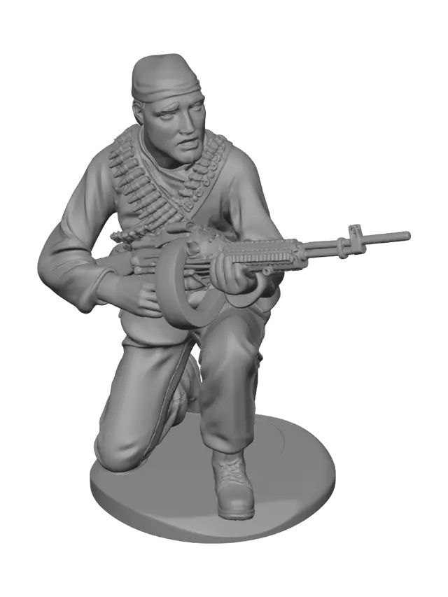 3D model for Kneeling Rifleman