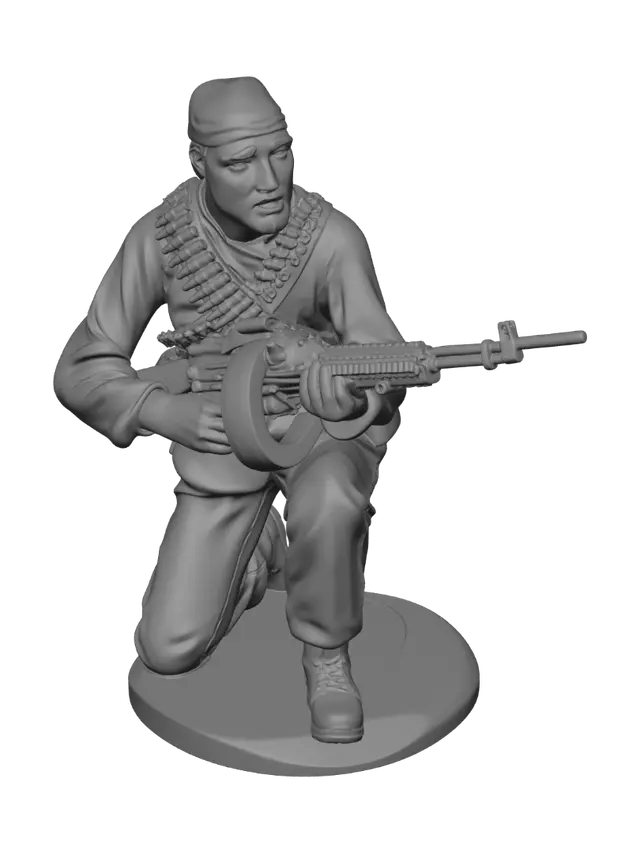 3D model for Kneeling Rifleman