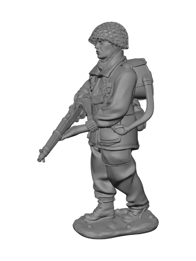 3D model for Camouflage Rifleman
