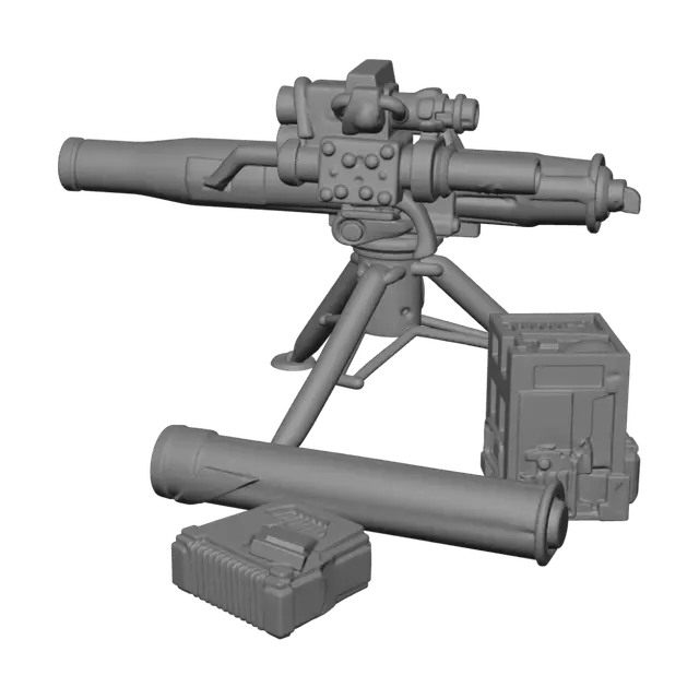 3D model for Bronze Tripod Cannon