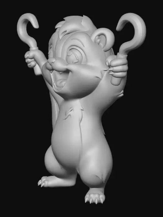 3D model for Smiling Skunk with Hooks