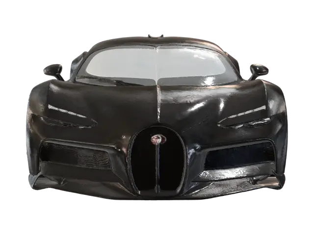 3D model for A bugatti la voiture noire and bugatti bolide fused into one car