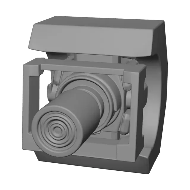3D model for crie um switch de teclado estilo gateron que seja funcionavel, tem q ser um modelo que dê para imprimir