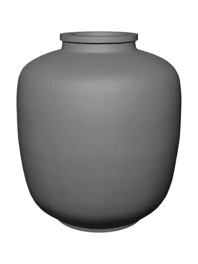 3D model for Dark ceramic storage jar