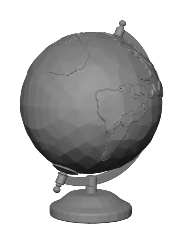 3D model for Globe of the Americas