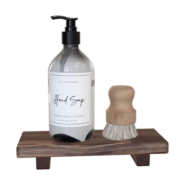 3D model for Hand Soap on Wooden Stand