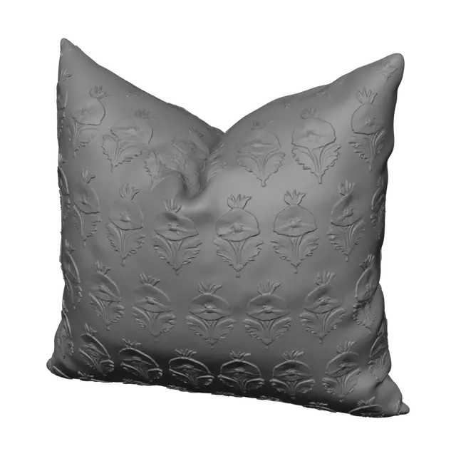3D model for Terracotta Bloom Pillow
