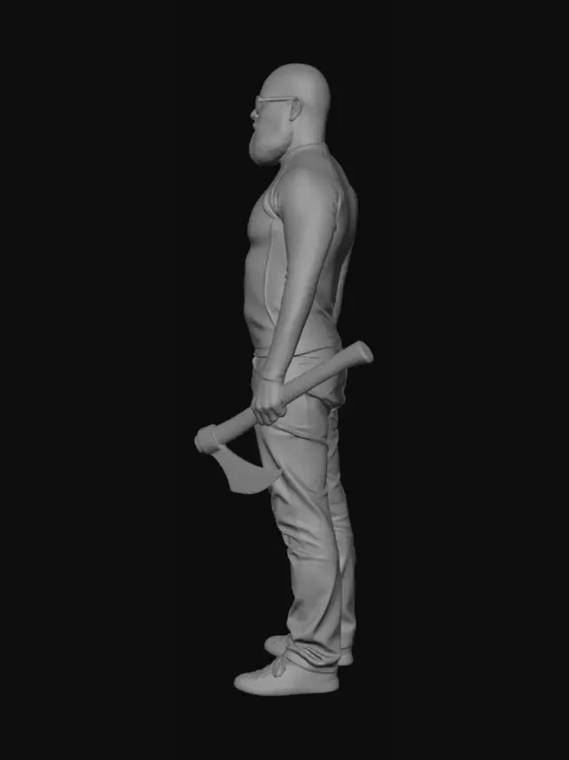 3D model for Modern Lumberjack