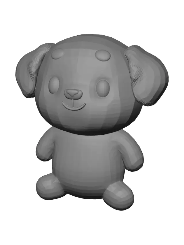 3D model for Smiling Puppy