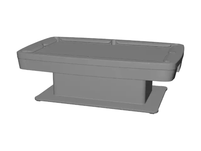 3D model for Overhead View of a Pool Table