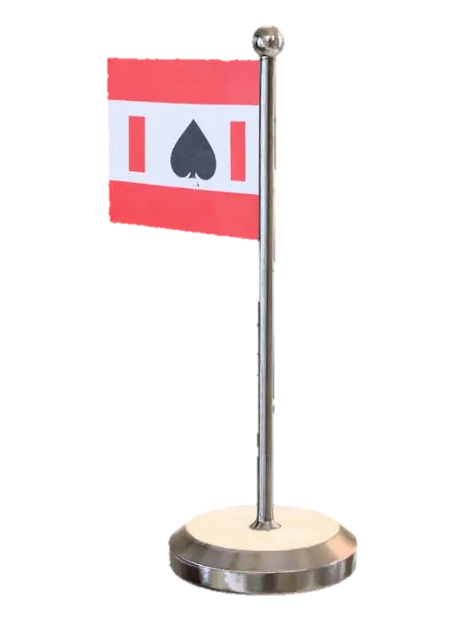 Spade Emblem Flag - Flags 3D-model, gegenereerd door AI